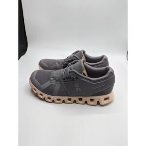 On Women's Cloud 5 Sneakers, Zinc | Shell, 6 Medium US
